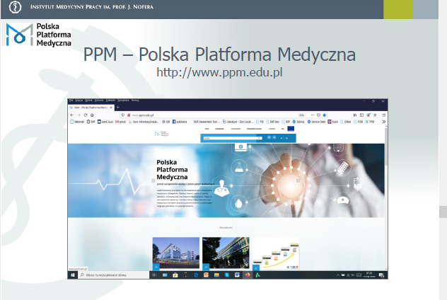 IMP Łódź – Zasoby PPM jako źródło informacji medycznej dla lekarzy specjalistów